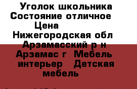 Уголок школьника.Состояние отличное. › Цена ­ 10 000 - Нижегородская обл., Арзамасский р-н, Арзамас г. Мебель, интерьер » Детская мебель   